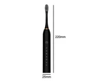 Electric Toothbrush with Smart Timer Whitening-Powerful Sonic Cleaning - Black