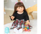 NPK 28inch Huge Toddler Size Already Painted Finished Reborn Doll Grace 3D Skin Visible Veins Collectible Art Doll