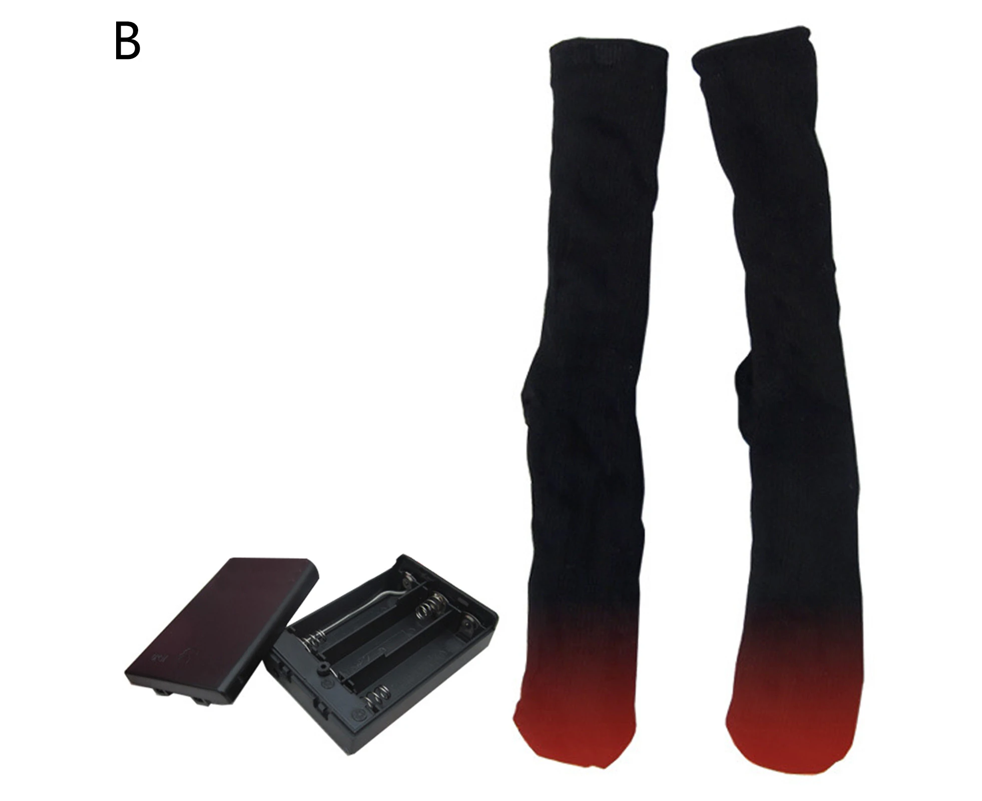 Heated Socks Stretch Fast Warming Multipurpose Winter Outdoor Battery Powered Feet Warmer Socks for Camping Fishing Cycling Skiing-2#