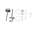 2PCS Toilet Seat Fix Fitting Stainless Back To Wall Replace Quick Release Hinges