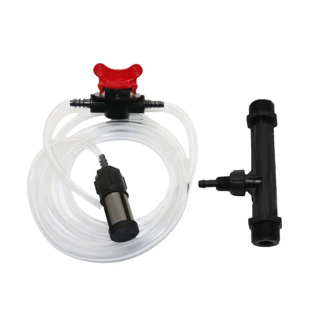 1/2" 3/4" Irrigation Venturi Fertilizer Kit Injector Water Tube Switch Filter - G3/4