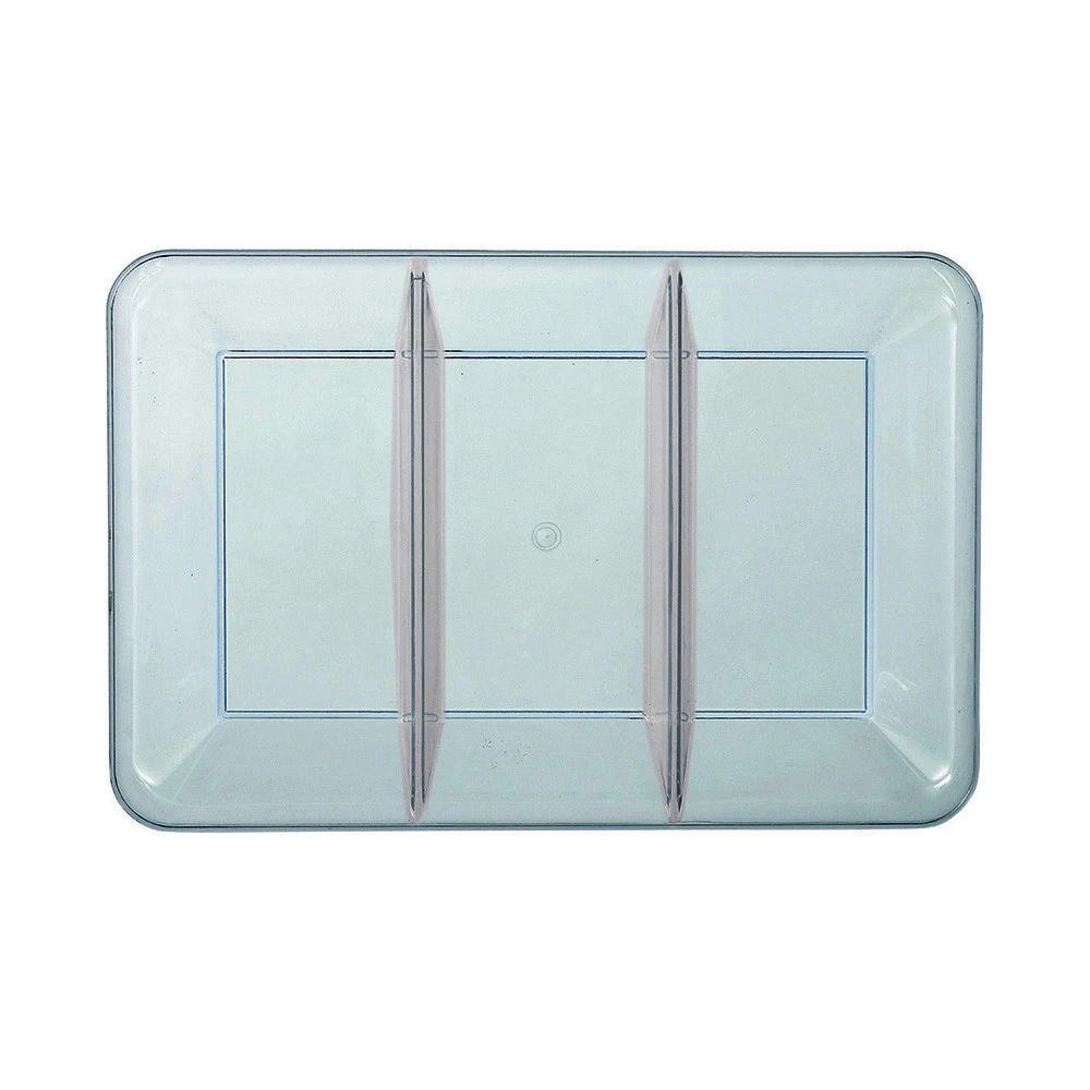 Plastic Compartment Tray Clear