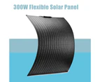 300W Flexible Solar Panel 12V Caravan Boat Camping Portable Power Mono Charging