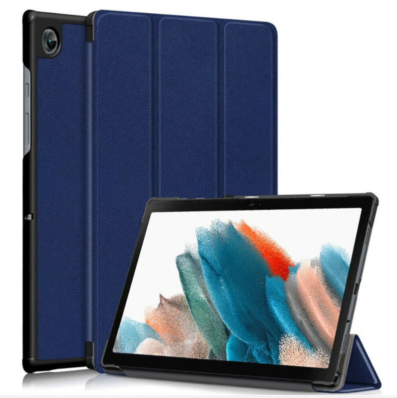 For Samsung Galaxy Tab A9+ Plus 11'' 2023 Folio Smart Leather Flip Case Cover - Dark Blue