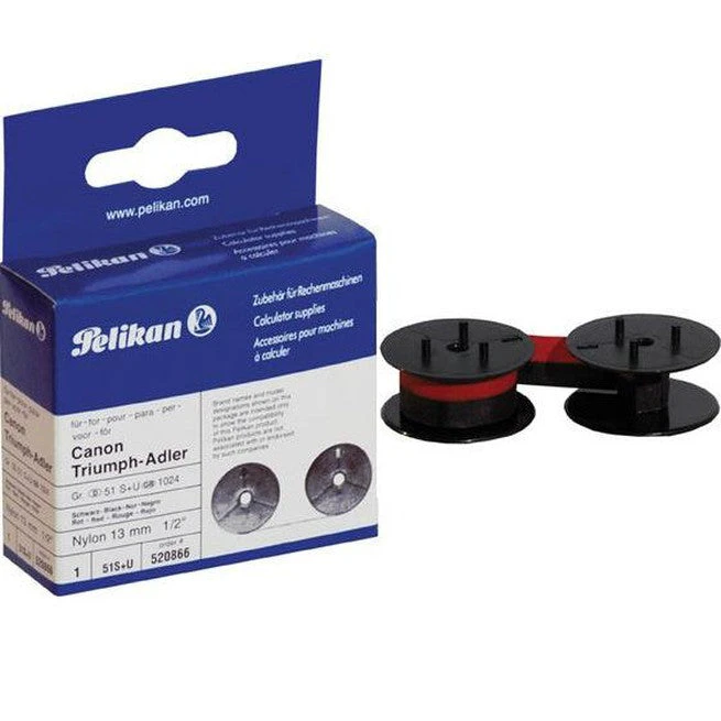 Pelikan Group 24 Typewriter Ribbon Black/red Replacement