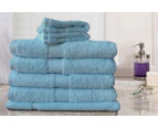 Nuvola 100% Premium Combed Cotton Large Bath Towel Set | 7 or 14pc Sets | Superior Abosrbance and Size  | 2 Sizes - 30 Colours - Rust