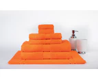 Nuvola 100% Premium Combed Cotton Large Bath Towel Set | 7 or 14pc Sets | Superior Abosrbance and Size  | 2 Sizes - 30 Colours - Rust
