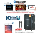 KBEATBOX CBZ-16GN 150W RMS [750W PMPO] Karaoke Powered Speaker System