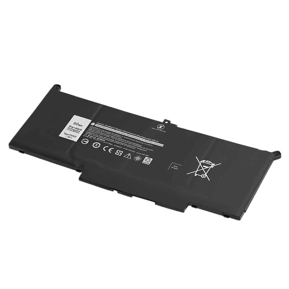 Replacement Battery for Dell Latitude 7490 7480 7390 7380 7290 7280 Laptop, Fit Part F3YGT