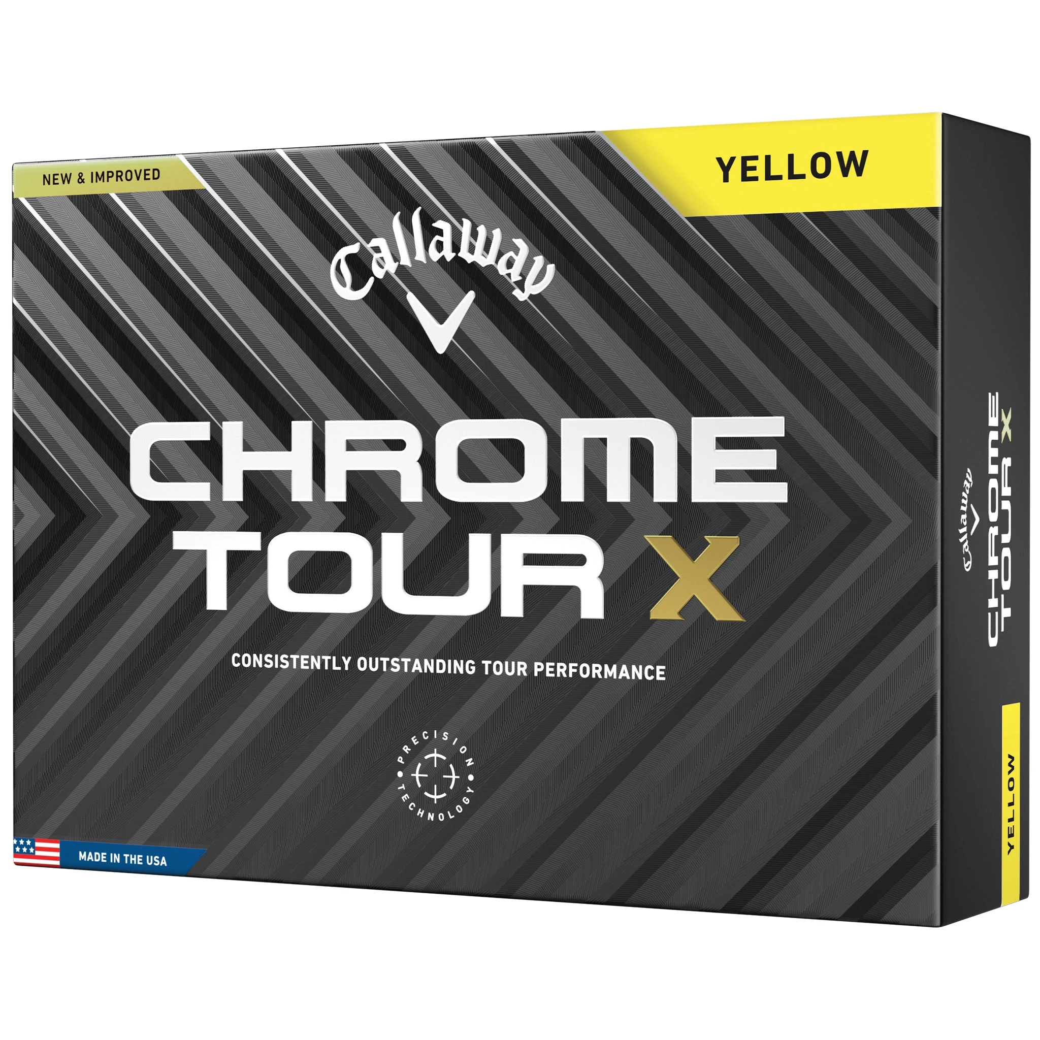 Callaway 2024 Chrome Tour X Golf Balls - Yellow