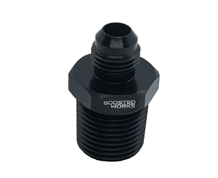 Black AN6 AN-6-1/8'' NPT Adapter