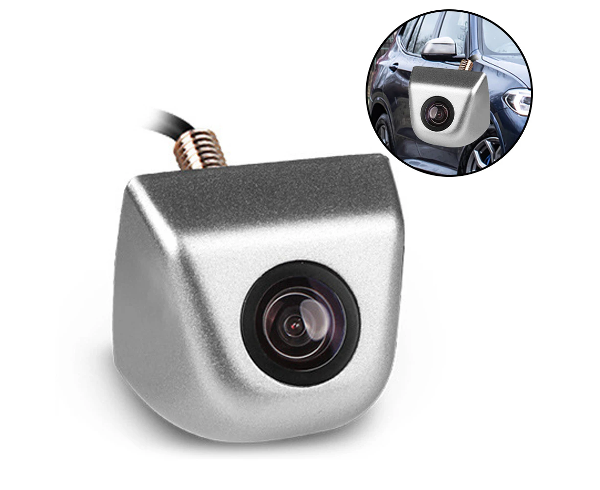 Car Backup Camera with Dynamic Trajectory Guide Line,  HD  Rear View - Silver