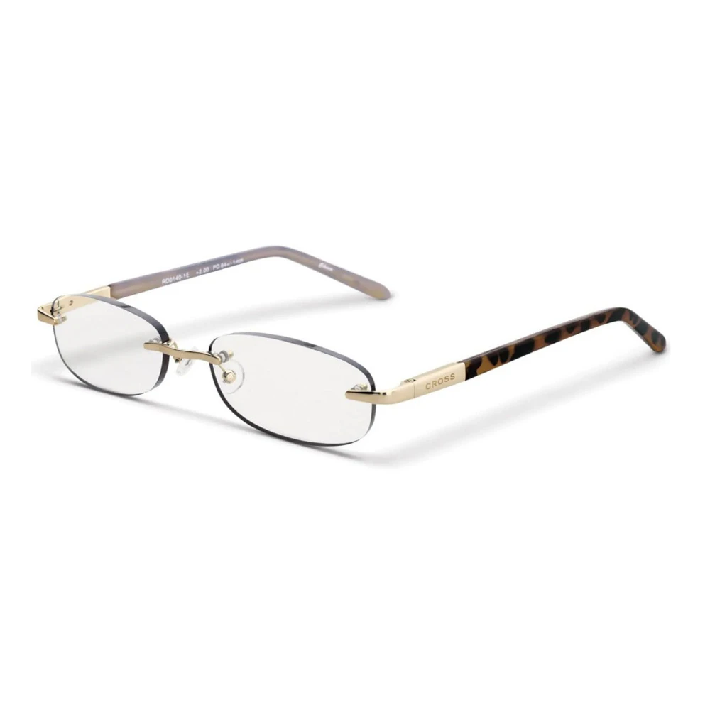 Cross Georgina Reader Women Eye Glasses Rimless Reading Eyewear +1:50 Brown/BLK