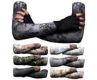 1 Pair Outdoor Sports Camouflage Anti-UV Elastic Cooling Compression Arm Sleeves-13#