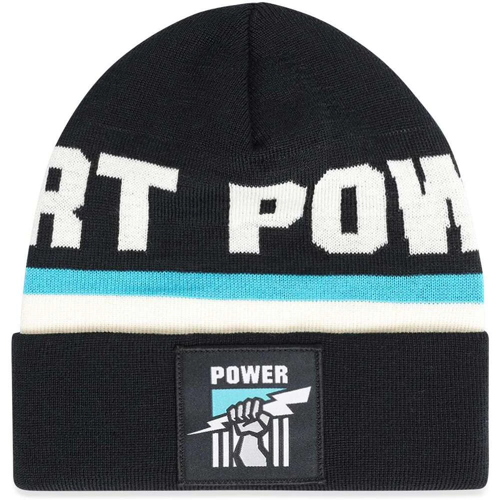 Port Adelaide Power Merino Wool Throwback Beanie