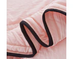 Summer Blankets Air Condition Comfort Lightweight Thin Quilt Pink