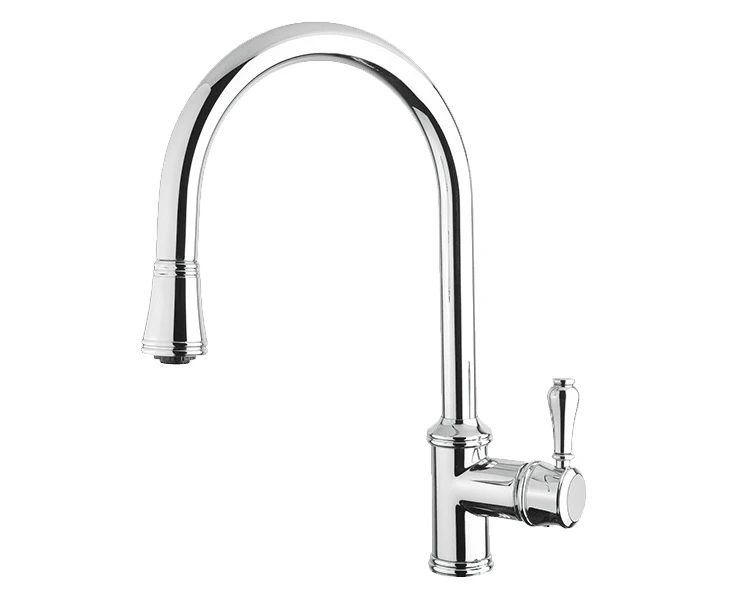 Abey Provincial Single Lever Kitchen Mixer with Pull Out Chrome