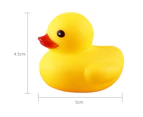 50 pcs Mini Yellow Rubber Duck Party Decoration, Bath Toy Rubber Duck, Pool Toy Rubber Duck, Baby Shower Decoration, Squeaky Duck Toy, Safe Children Toy