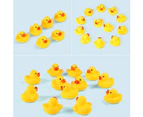 50 pcs Mini Yellow Rubber Duck Party Decoration, Bath Toy Rubber Duck, Pool Toy Rubber Duck, Baby Shower Decoration, Squeaky Duck Toy, Safe Children Toy