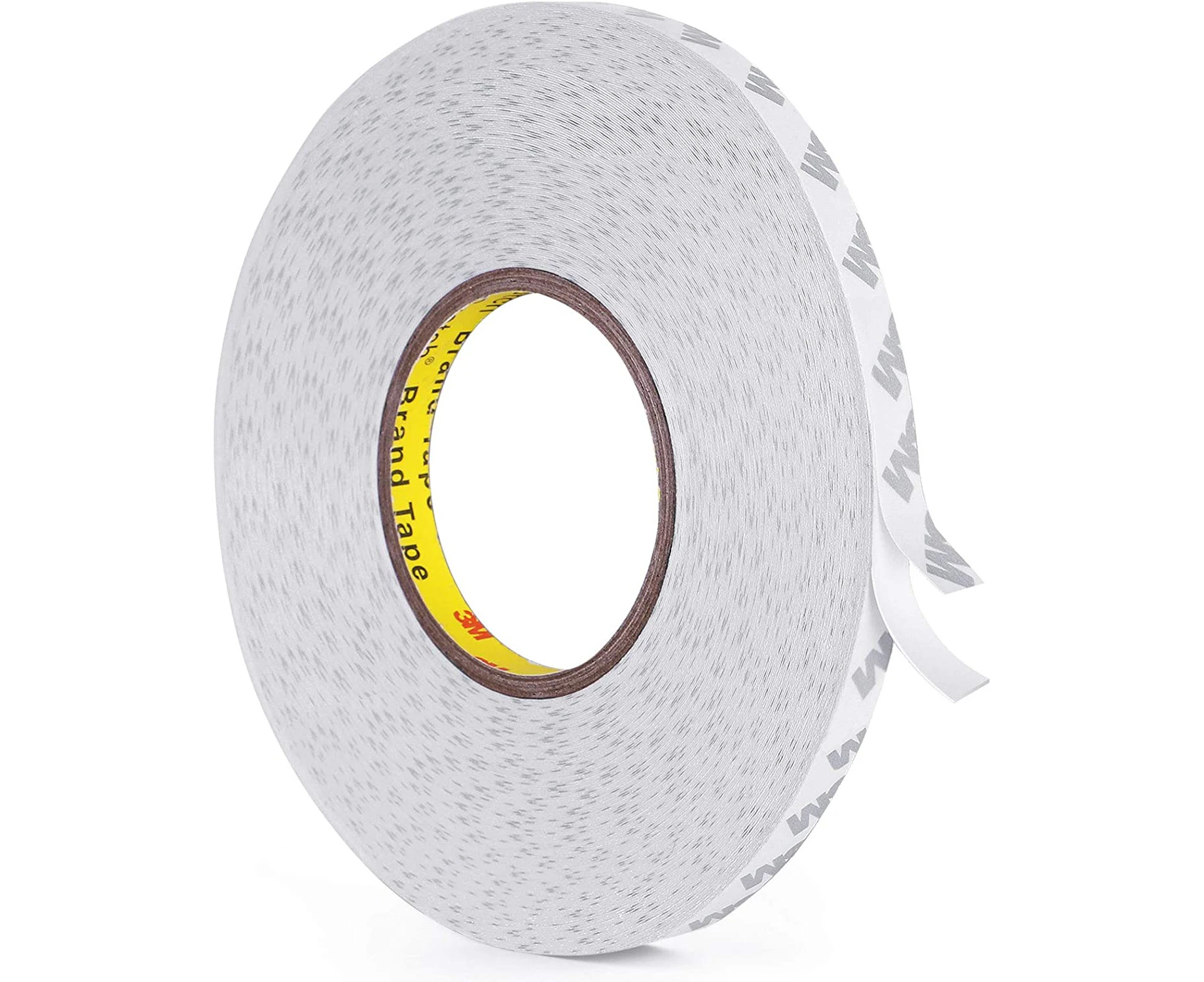 Double Sided Tape, 164FT Length, 0.39 Inch Width Thin Waterproof Mounting Tape, Easy Peel Off Two Sided Tape Foam Tape