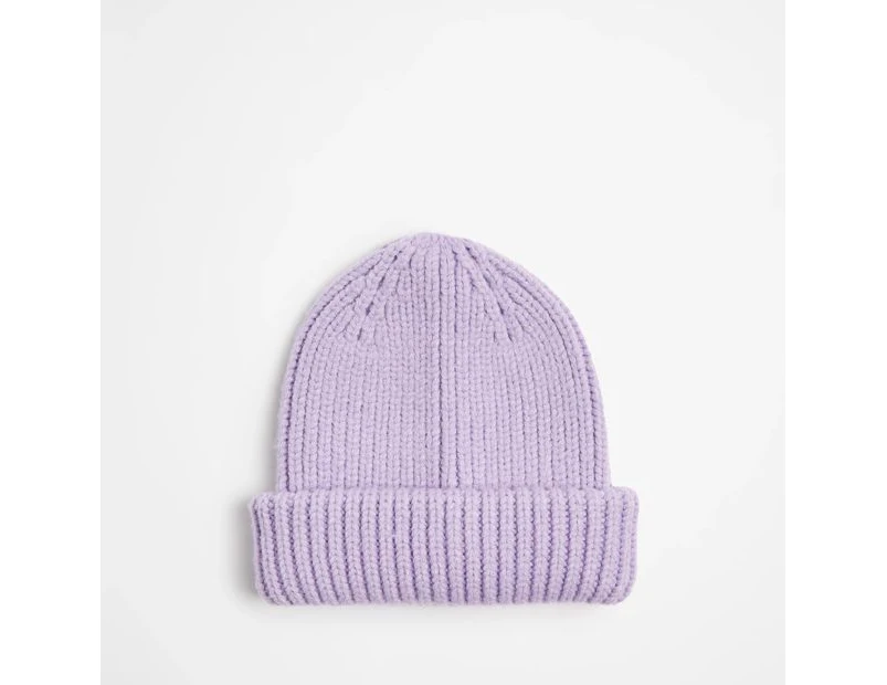 Target Kids Youth Ribbed Beanie - Purple