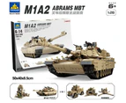 3D Puzzles for Adults, toy41-10000M1A2 tank, Christmas Birthday Gifts Toys for Adults and Teens, Brain Teasers Hand Craft Kits