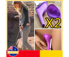 2Pcs Portable Female Woman Ladies She Urinal Urine Wee Funnel Camping Travel Loo