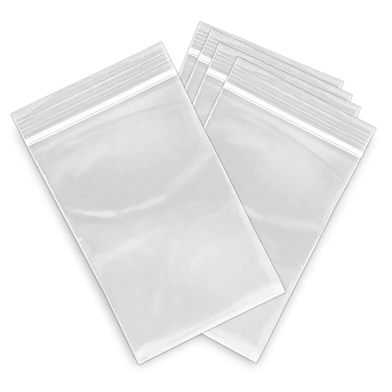 300pcs Small Mini Resealable Self Seal Clear Plastic Zip Lock Bags 40x60mm Bulk