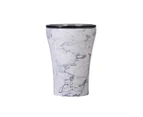 Sttoke Ceramic Reusable Coffee Cup 12oz Gunmetal Grey