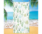 Quick-drying Beach Towel Super Soft Allergy Free Anti-fade Cartoon Fruit Print Bath Towel for Bathroom-I