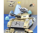 Battle Tank Toy With Realistic Light & Sound Rotating Turret Military Vehicles Sets With 6 Mini Cars 1 Mini Plane