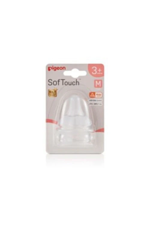 Pigeon SofTouch III Peristaltic + Teat M 2Pk