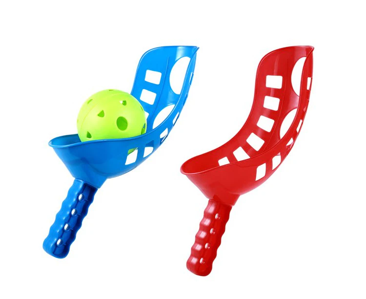 Frosuilgogo-Sports Racket Set, Scoop Ball Game Scoop Toss & Catch Set Outdoor Sports Beach Game for Kids-