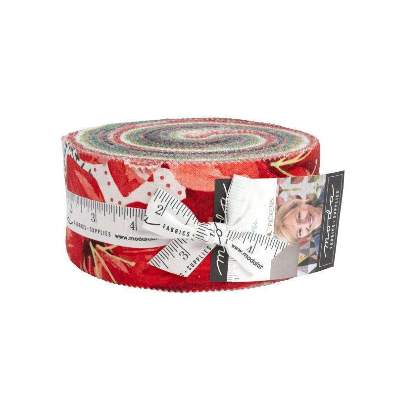 Moda Winterly Jelly Roll 2.5" Fabric Strips by Robin Pickens Quilting Sewing Craft