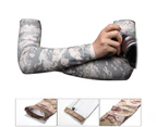 1 Pair Outdoor Sports Camouflage Anti-UV Elastic Cooling Compression Arm Sleeves-13#