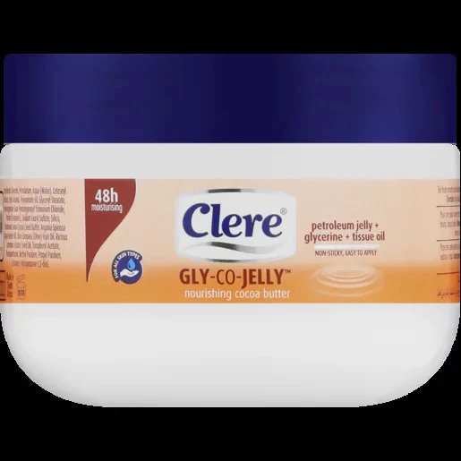 Clere Nourishing Cocoa Butter Gly Co Jelly Tub 250mL