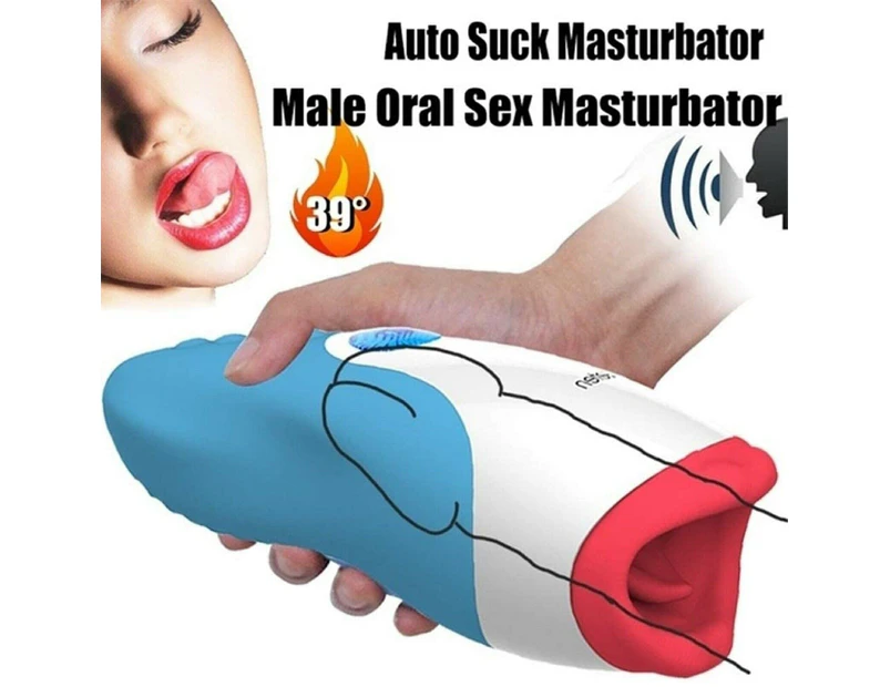 Vibrating Oral Auto Stroker Cup for Men