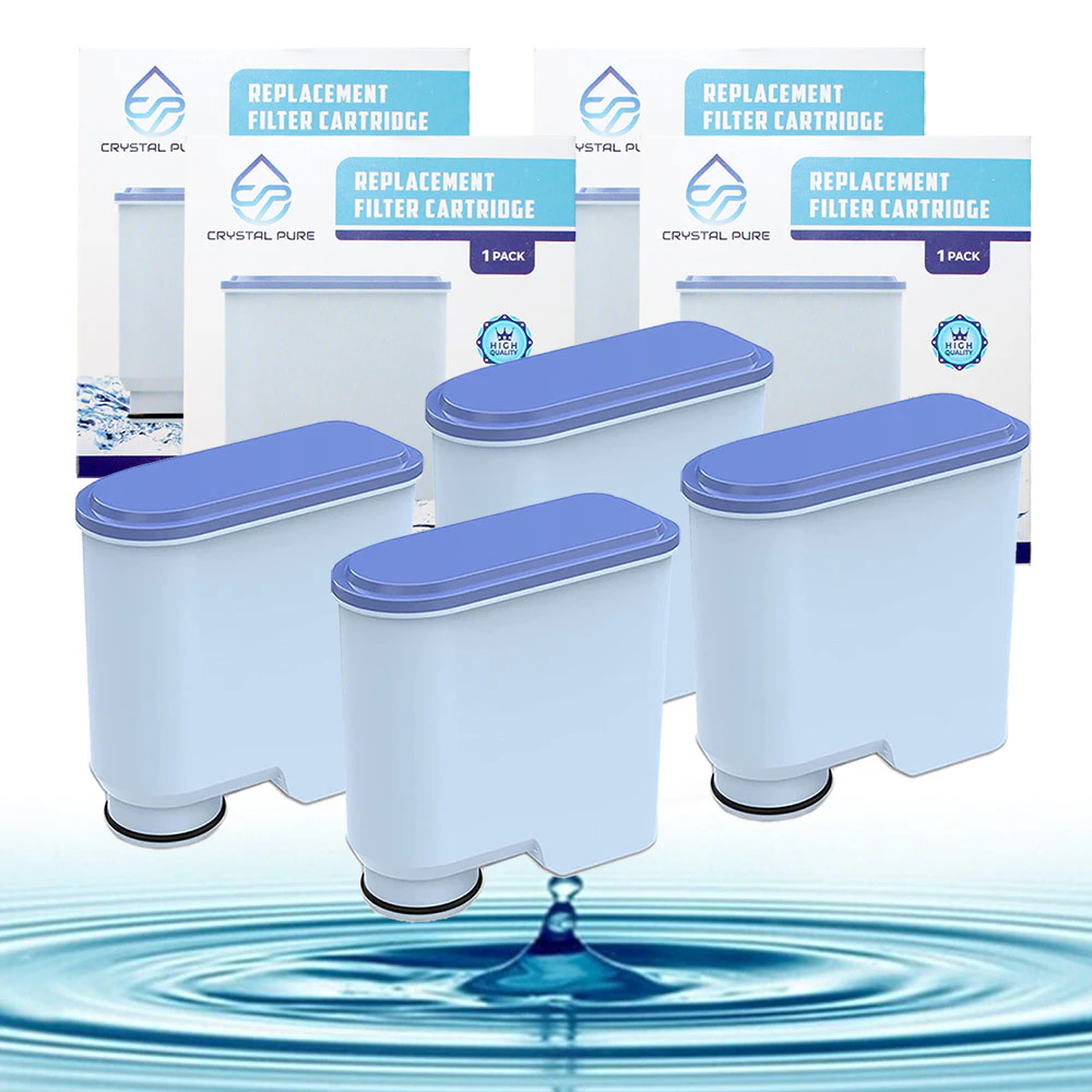 4 Pack Replacement Water Filter Cartridge for Gaggia Babila/Aquaclean Coffee Machine