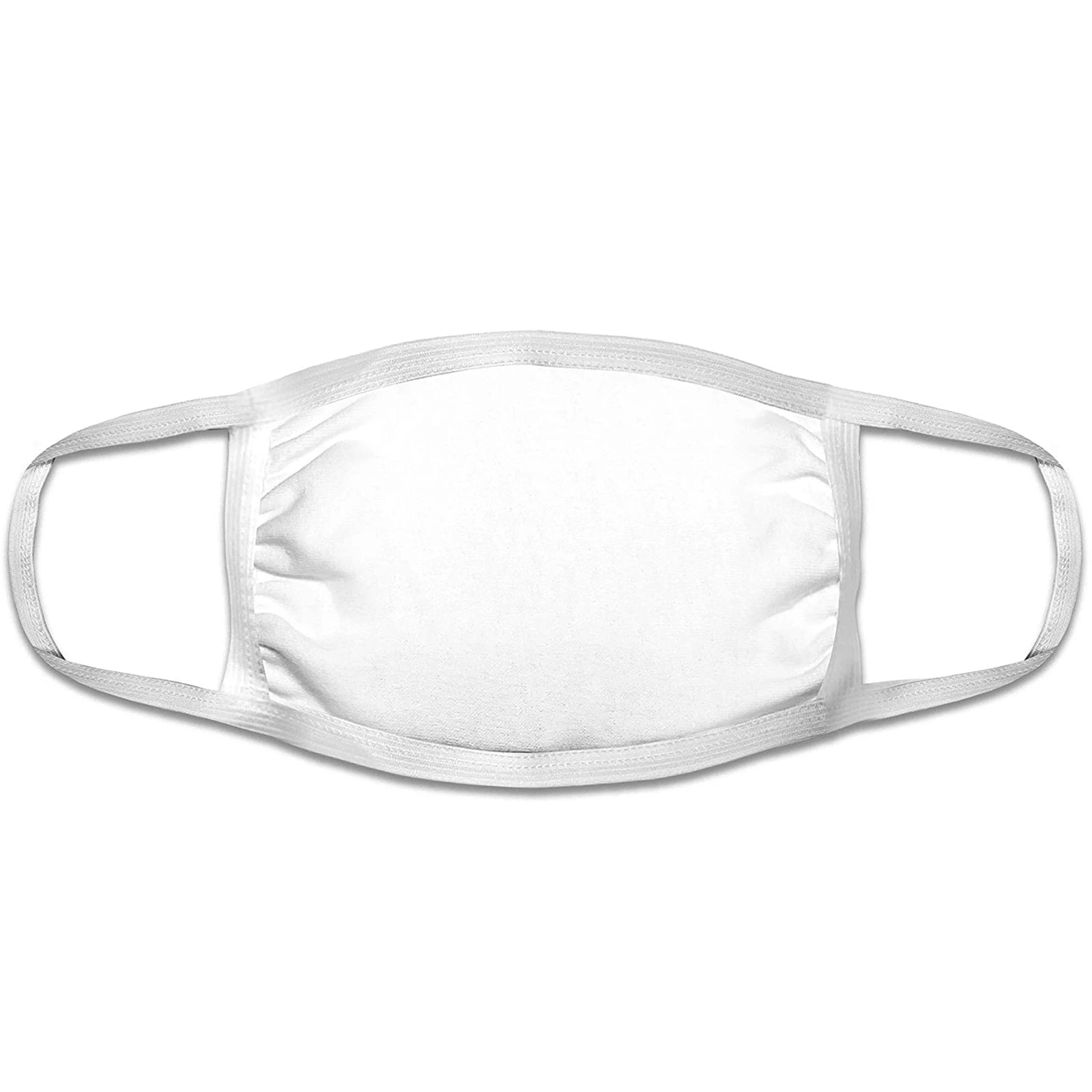 Washable Protective Reusable Cotton Anti Dust Pollution Mouth Half Face Mask - White