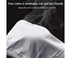 Washable Protective Reusable Cotton Anti Dust Pollution Mouth Half Face Mask - White