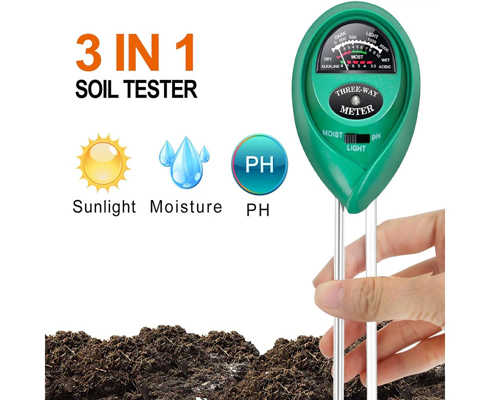 Soil Tester,Soil Moisture Meter,3-in-1 Plant Tester,Soil Moisture Meter