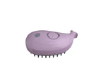 3-in-1 Spray Cat Brush Silicone Pet Massage Grooming Brush Purple