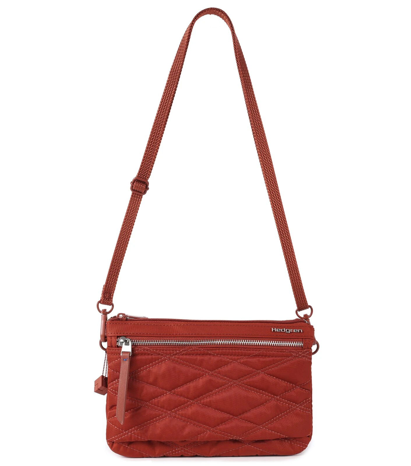 Hedgren Emma Crossbody Bag with RFID - Quilt Brandy Brown