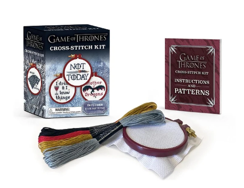 Game of Thrones CrossStitch Kit by Running Press