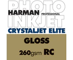 Harman Crystaljet Elite 260gsm Gloss 43.2cm x 30.5m Inkjet Photo Paper 17" Roll