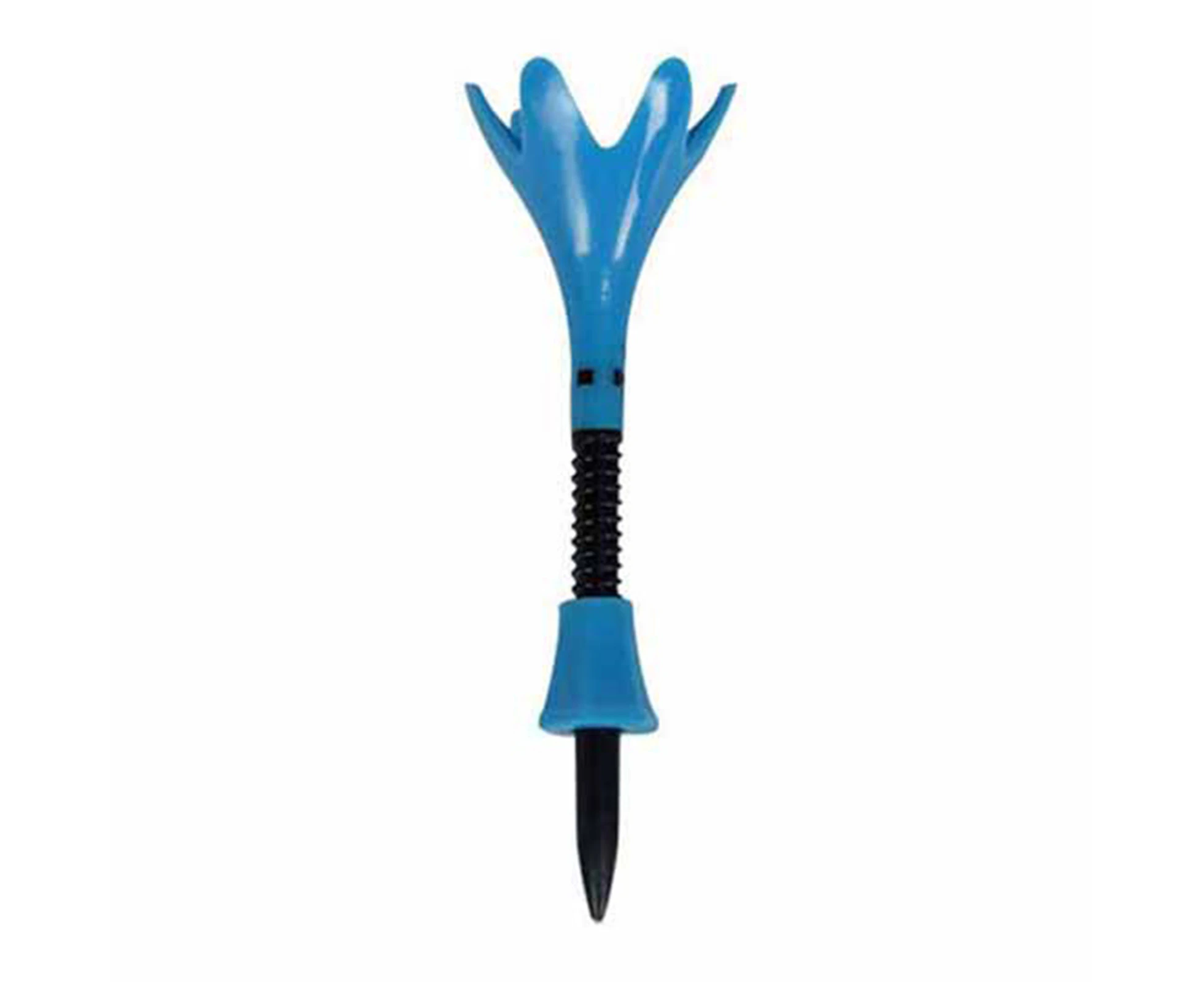 Adjustable Plastic Golf Tee Petal Rotation Limit Ball Spike for Clubs Blue