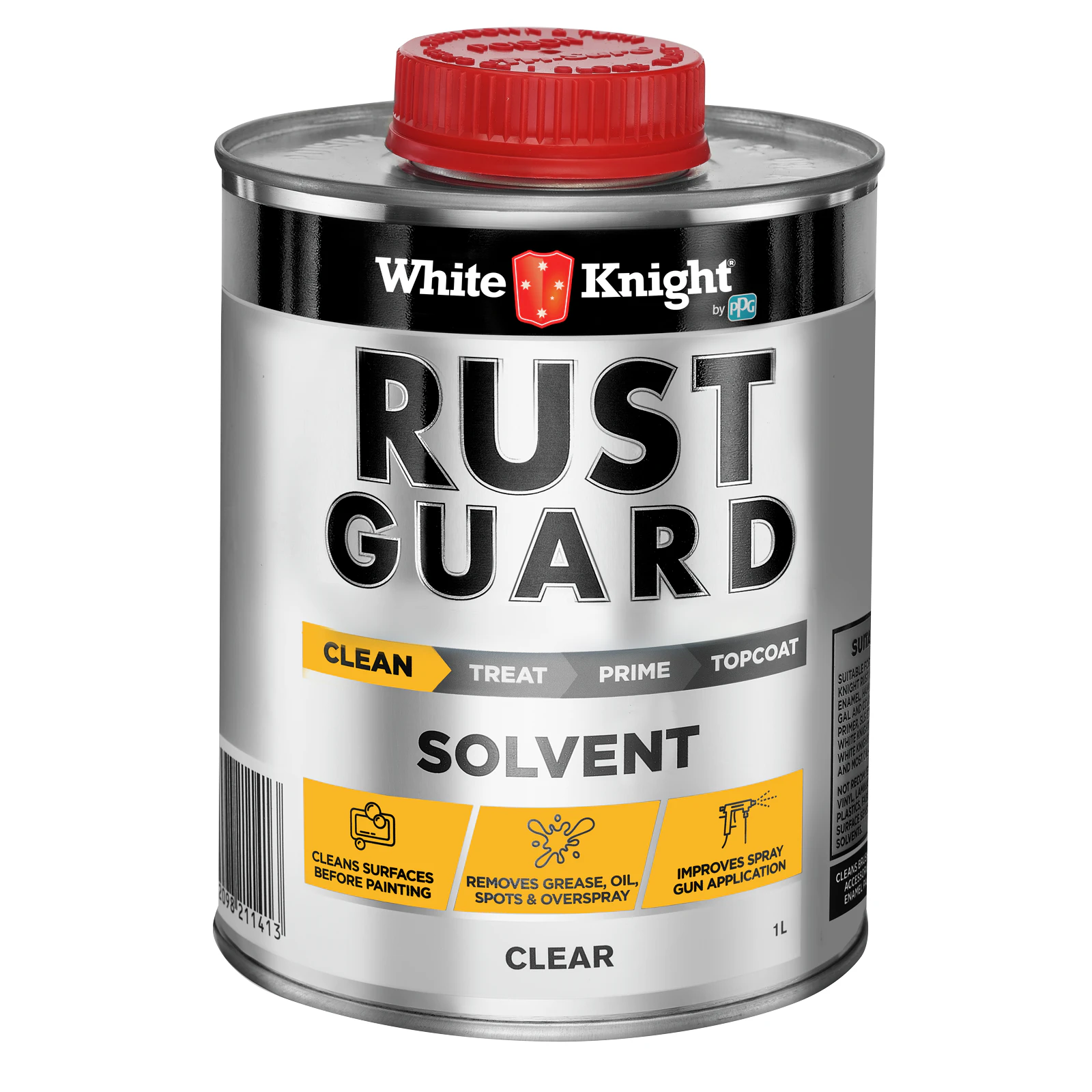 White Knight Rust Guard Solvent Cleaner Paint Thinner - 1L