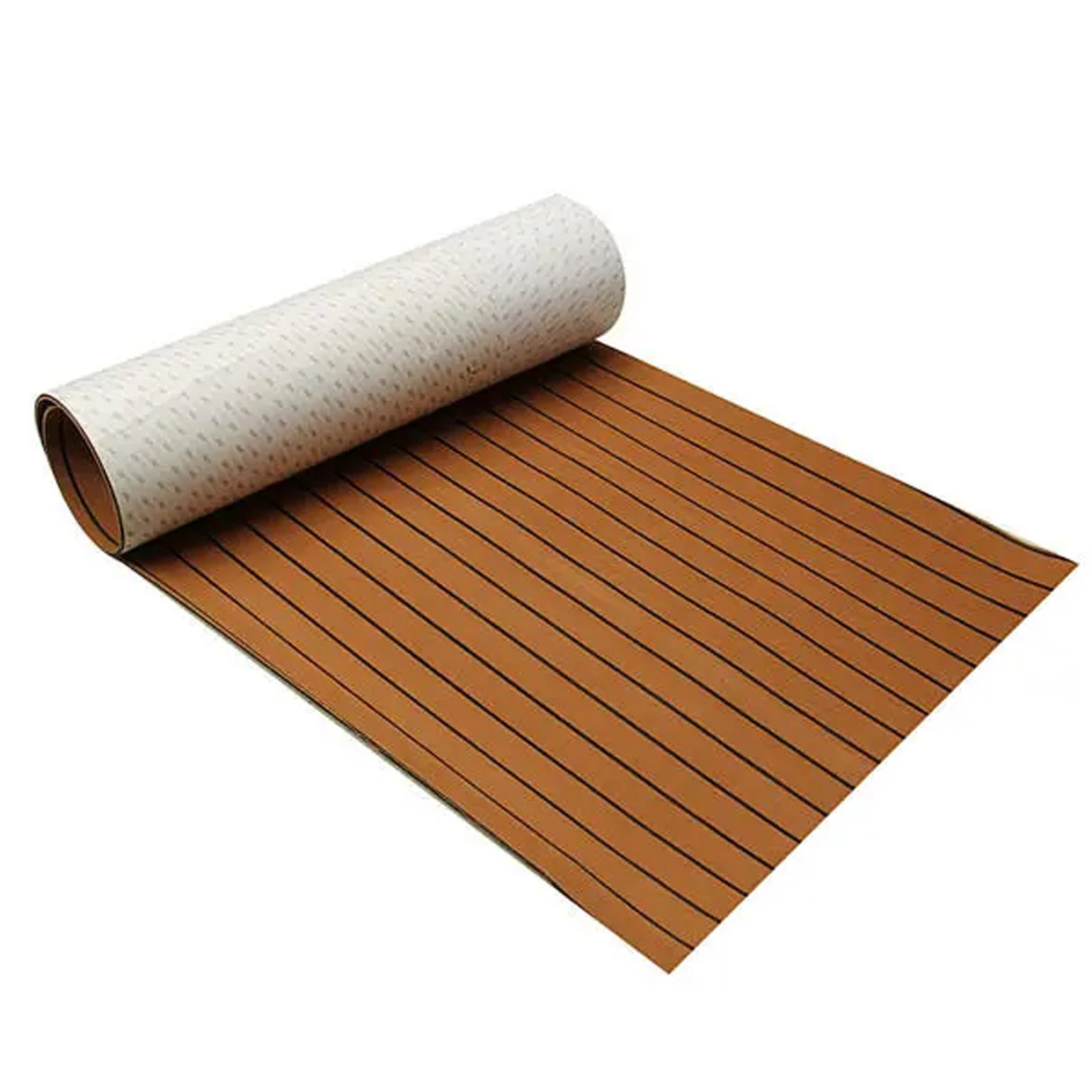 240x90cm 5mm EVA Foam Boat Flooring Mat Marine Teak Decking Yacht Sheet Brown