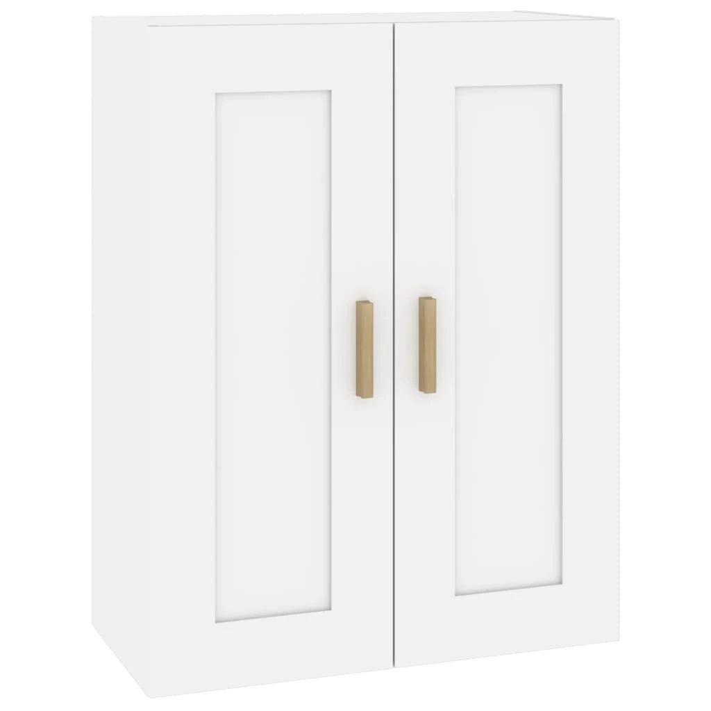 vidaXL Wall Cabinet White 69.5x32.5x90 cm Engineered Wood