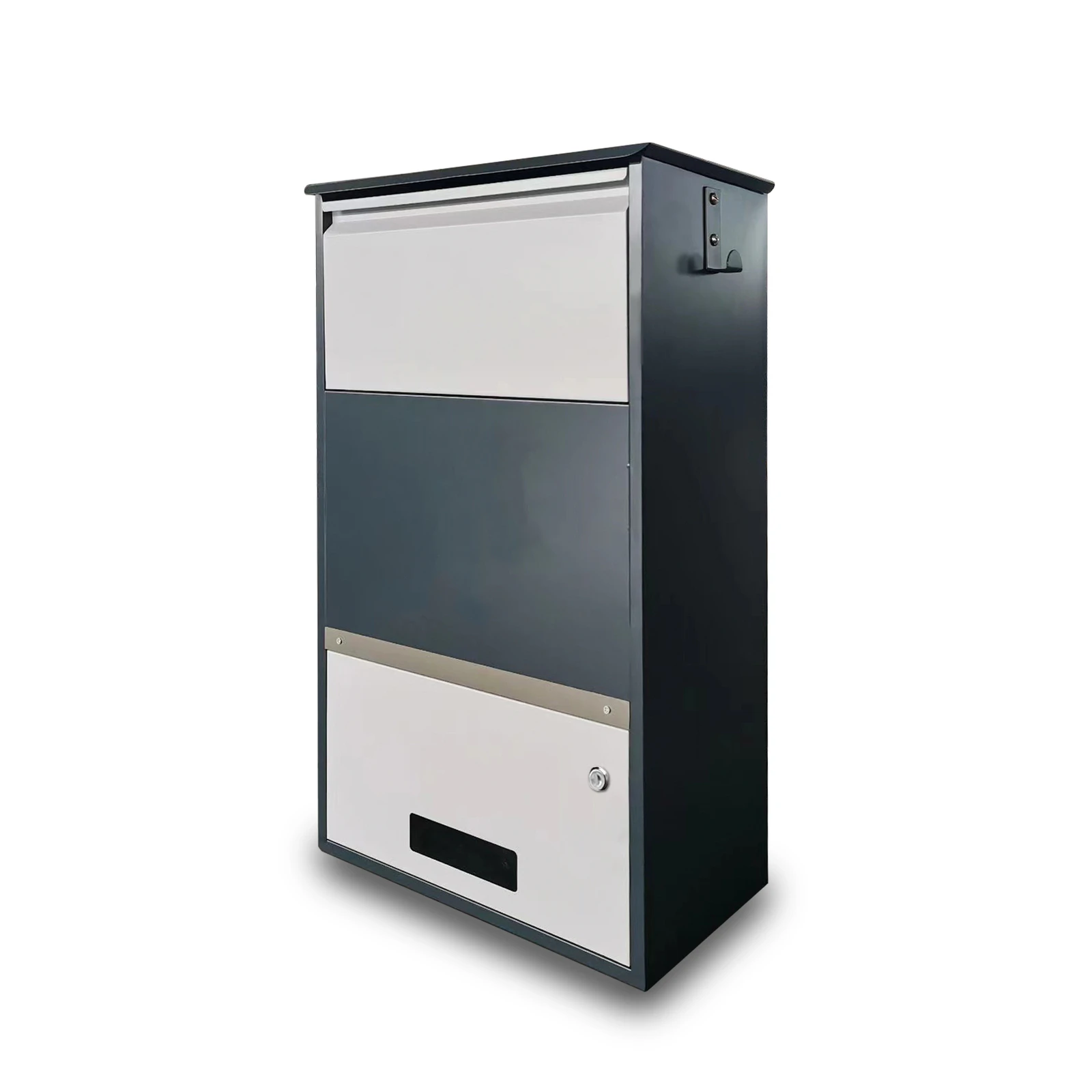 Glasshaus Parcel Letter Box Letterbox Mail Post Mailbox For Packages Freestanding & Wall Mountable